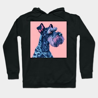 70s Kerry Blue Terrier Vibes: Pastel Pup Parade Hoodie